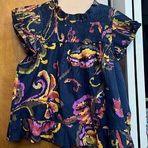 Short sleeve cotton top